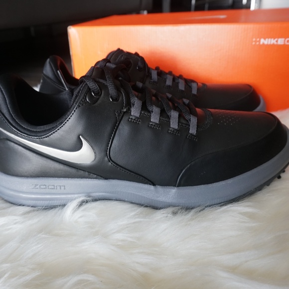 Nike Air Zoom Accurate Golf Shoes Black White NWB - Picture 2 of 8